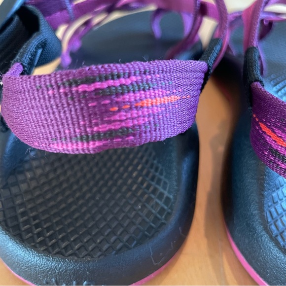 Chaco Purple and Black Strappy Sandals - Picture 7 of 7